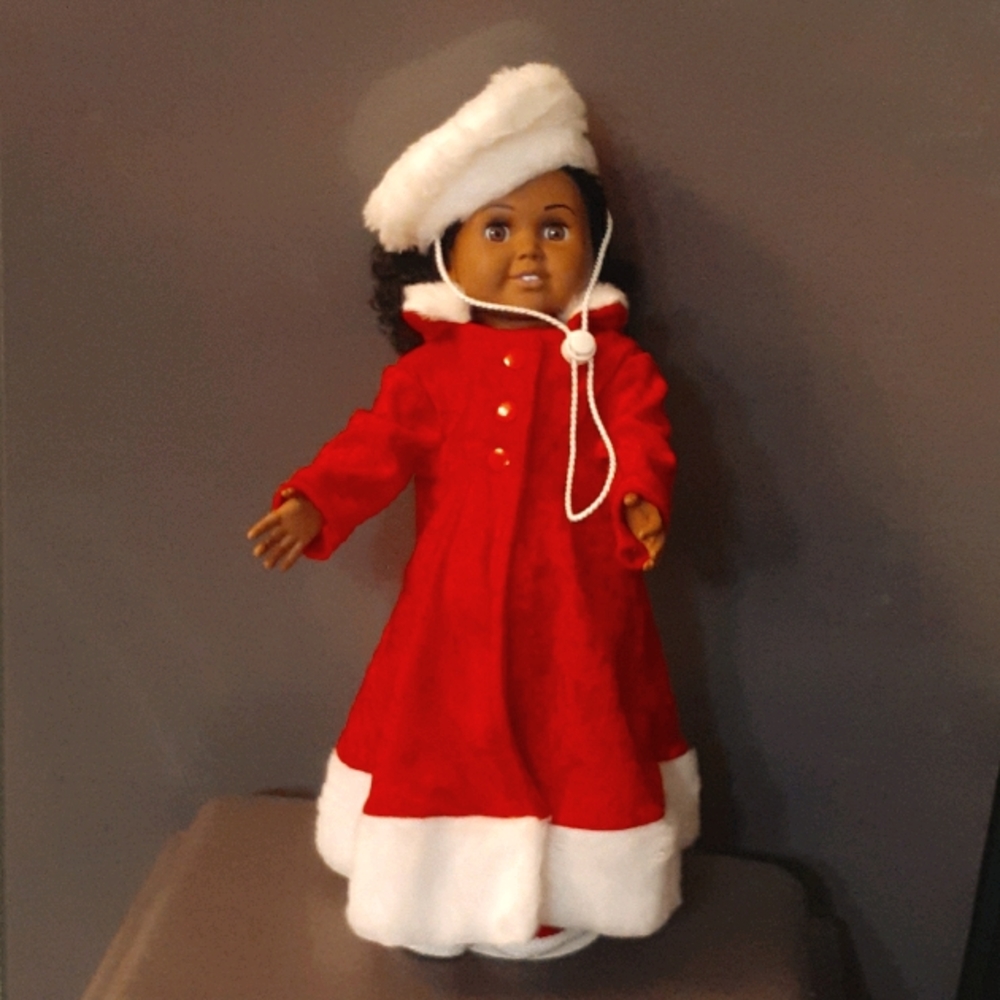 18 inch doll long winter coat